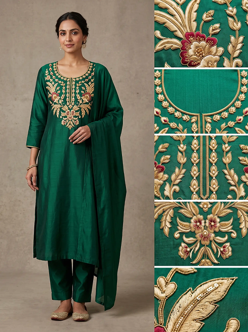 On the garment